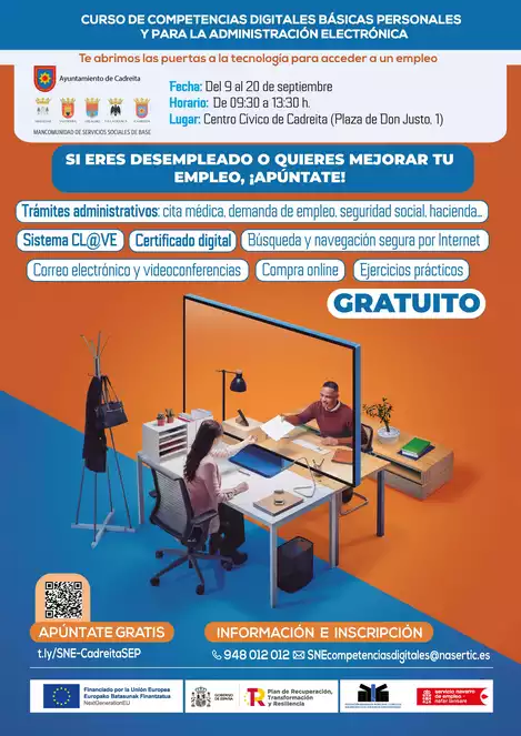 Competencias Digitales Básicas - Cadreita - Septiembre